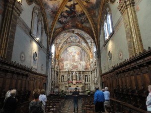 The church at Certosa of Galluzzo in Florence