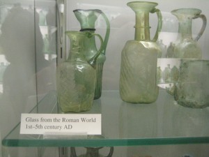 Roman glass ware that's almost 2,00 years old (photo: Lucy Martin)