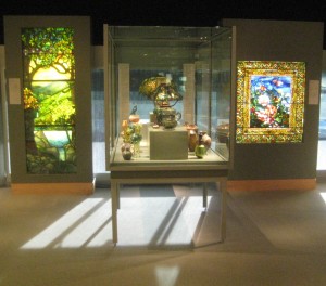 Tiffany stained glass and lamps at the Corning Museum of Glass