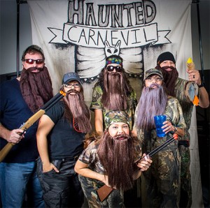 Group in Duck Dynasty costumes, Halloween 2013. Photo: Anthony Acosta, Creative Commons, some rights reserved