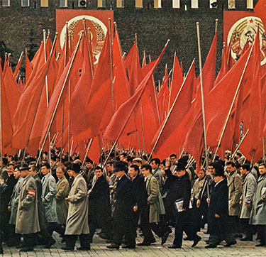 May Day parade, Moscow, 1966.
