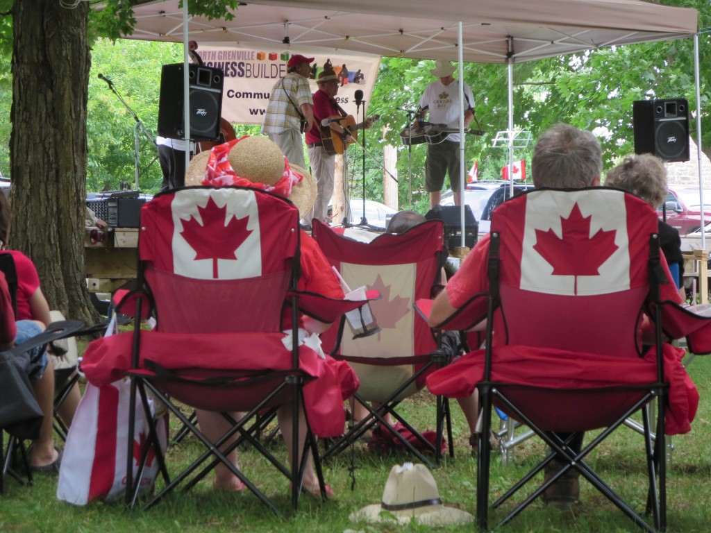 Grenville Grass plays to an appreciative Canada Day crowd. Photo: Lucy Martin