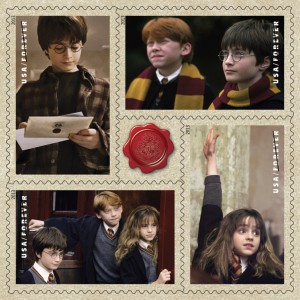 Harry Potter stamps. Image: USPS