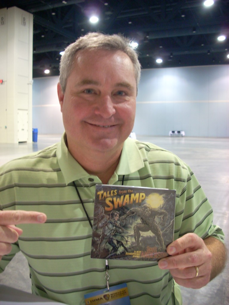 Scott Anderson with his new cd, Tales from The Swamp.