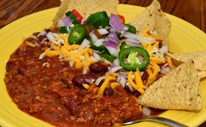 Mmm..chili! (Not from any restaurant in particular...just good winter fare.) Image by jefferyw, Creative Commons.