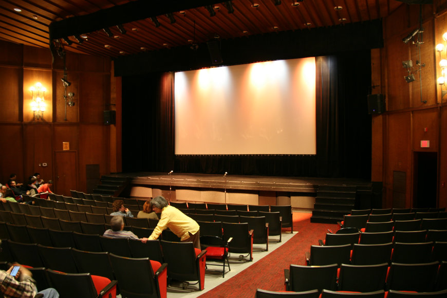 The theatre where SiLP screenings are held. Photo: Amy Feiereisel. 