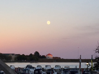Moon over Kingston.