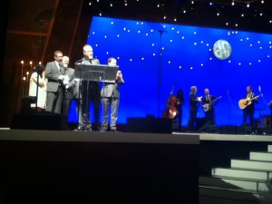 Balsam Range, accepting the IBMA award for Song of The Year, for 'Moon Over Memphis'.