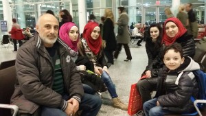 First Syrian refugee family landed in Toronto, December 9, 2015. Photo: Domnic Santiago, Creative Commons, some rights reserved