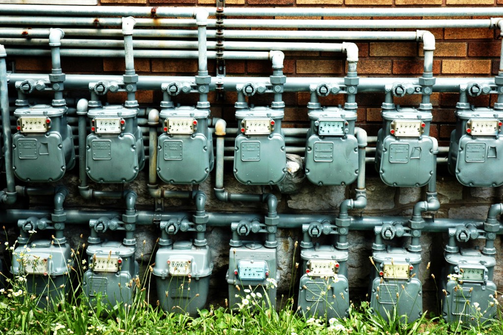 Gas meters. An endangered species in Ontario? Photo: Mark Strozier, Creative Commons, some rights reserved