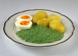 Nettles with eggs and potato. Photo: Kobako, Creative Commons, some rights reserved