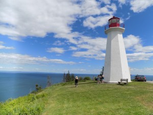 The Cape George Lighthouse by the Northumberland Strait near Antigonish, Nova Scotia.  Photo by James Morgan