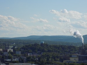 Edmundston, New Brunswick is the unofficial capital of the unofficial Republic of Madawaska.  Photo by James Morgan