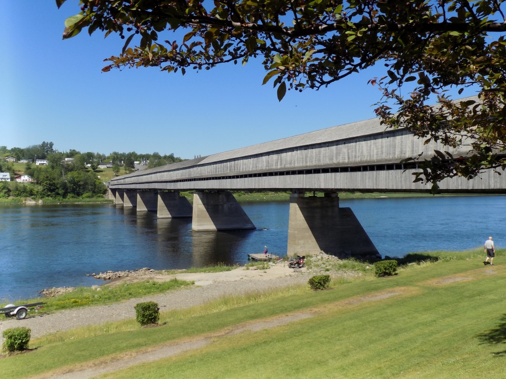 The world's longest covered bridge, Hartland, N.B.  Photo by James Morgan
