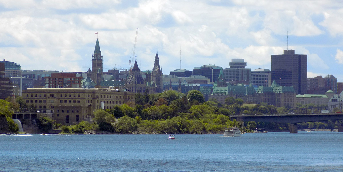 The Ottawa River and city skyline. Photo: James Morgan