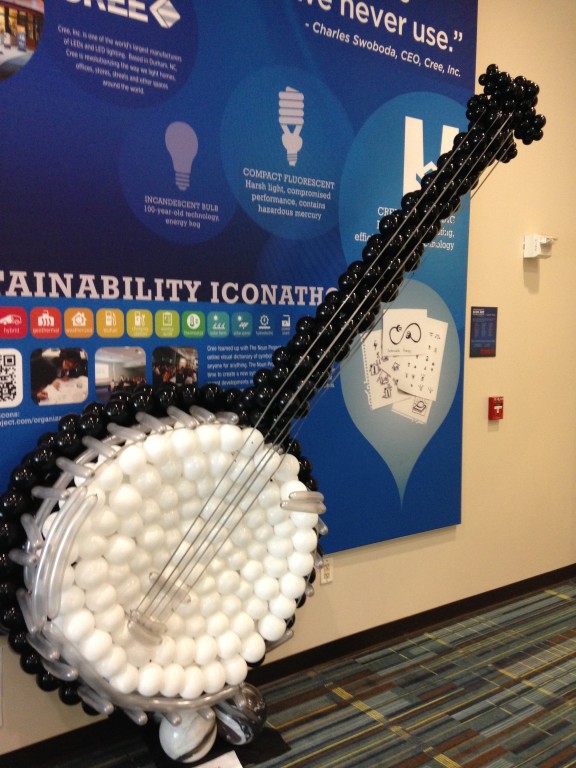This balloon banjo is back by popular demand!  It was made by a local balloon artist.