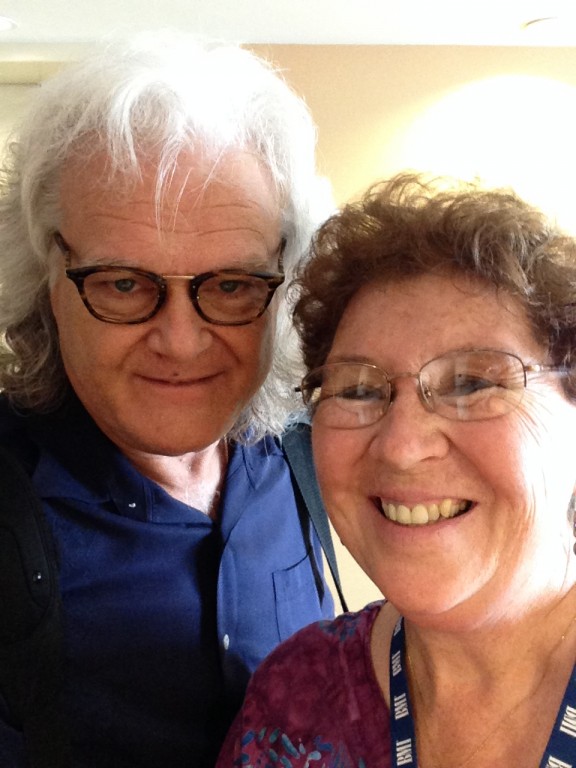 Ricky Skaggs and yours truly.  My camera.  His selfie. 