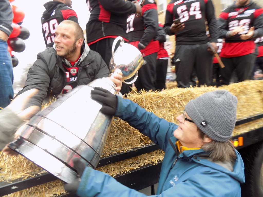The Grey Cup is the championship trophy in the Canadian Football League.  Photo: James Morgan