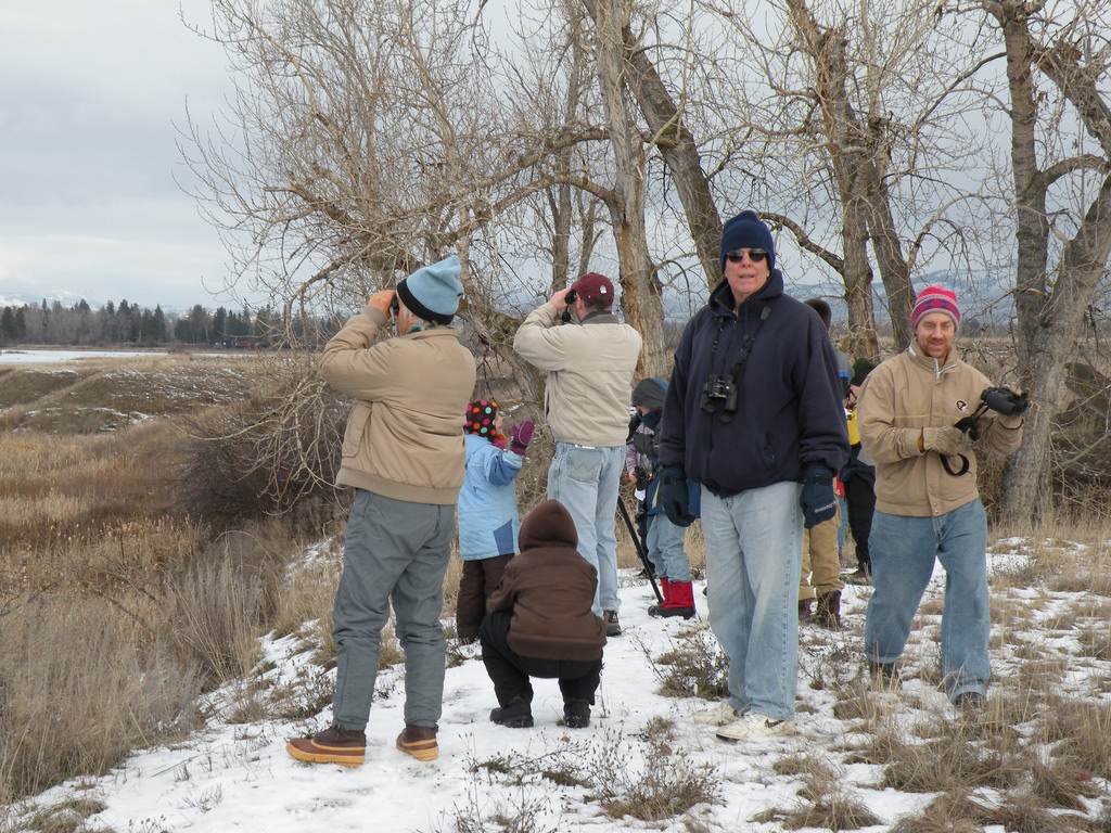 Families out for the Christmas Bird Count. Photo: Bob Delaney, U.S. Fish and Wildlife Service, Creative Commons, some rights reserved