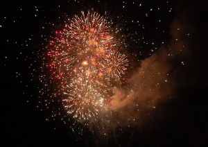 Fireworks. Archive Photo of the Day: Carol Kepes, Saranac Lake NY.