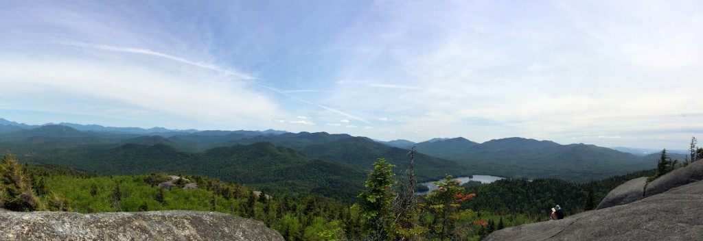 A panoramic shot of the view from Ampersand. Photo: Charlotte Crawford.