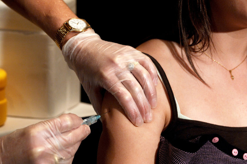 A controversial shot in the arm--HPV vaccine being given. Photo: Art Writ, Capitol News Service, Creative Commons, some rights reserved