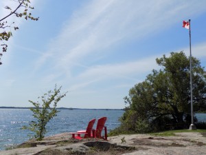 The view from the Thousand Islands National Park visitor center.  Photo by James Morgan.