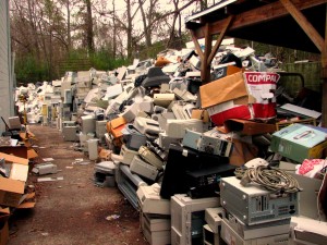 Electronic waste pile, Birminghoan, AL. Photo: Curtis Palmer, Creative Commons, some rights reserved