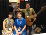 Satos and Barb at International IBMA booth