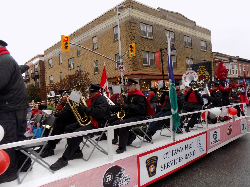 The Ottawa Fire Service Band.  Photo: James Morgan