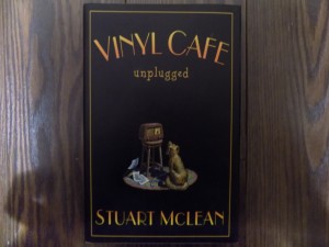 One of the many books of Stuart McLean's Vinyl Cafe stories.  Photo: James Morgan