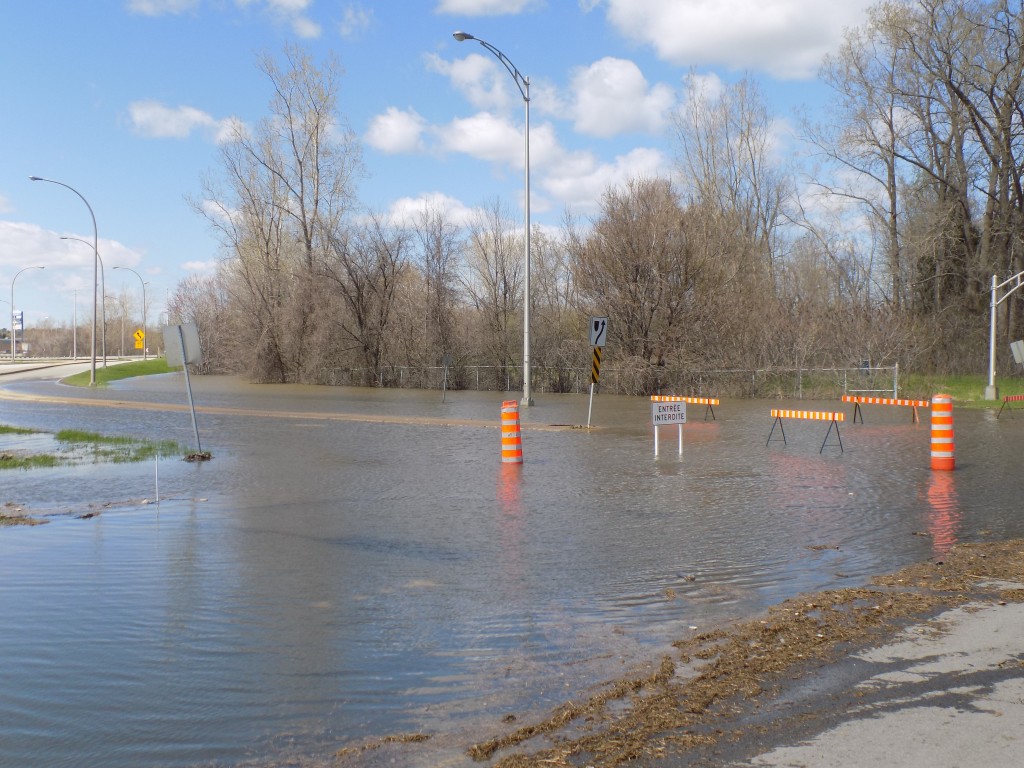 This off-ramp looks more like a boat ramp.  Photo: James Morgan
