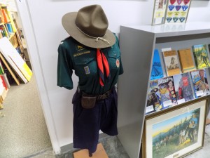 A Canadian Boy Scout Uniform that looks like it's from the 1950s.  Photo: James Morgan