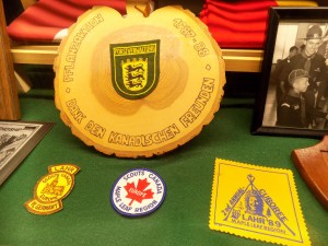 Memorabilia from Scouts Canada's Cold-War era activities in West Germany.  Photo: James Morgan