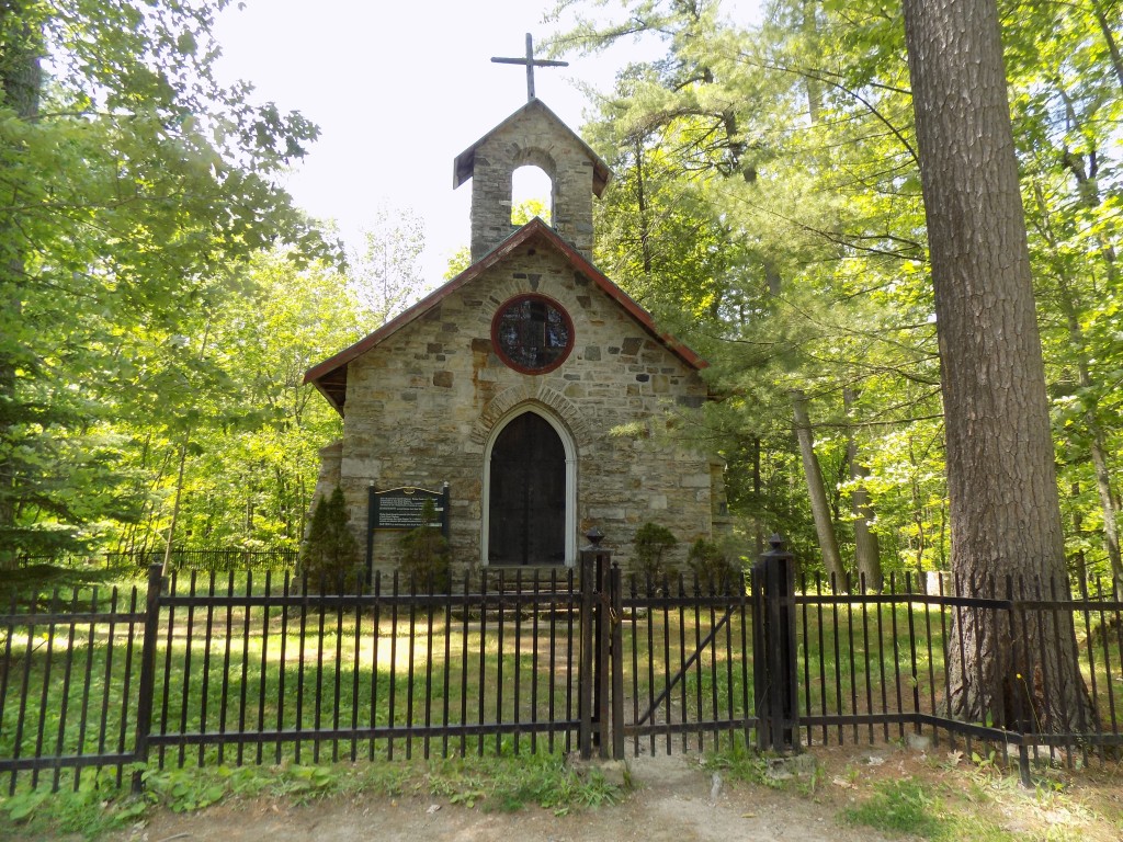 Louis-Joseph Papineau is buried in this chapel on his Montebello estate, now a national historic park.  Photo: James Morgan