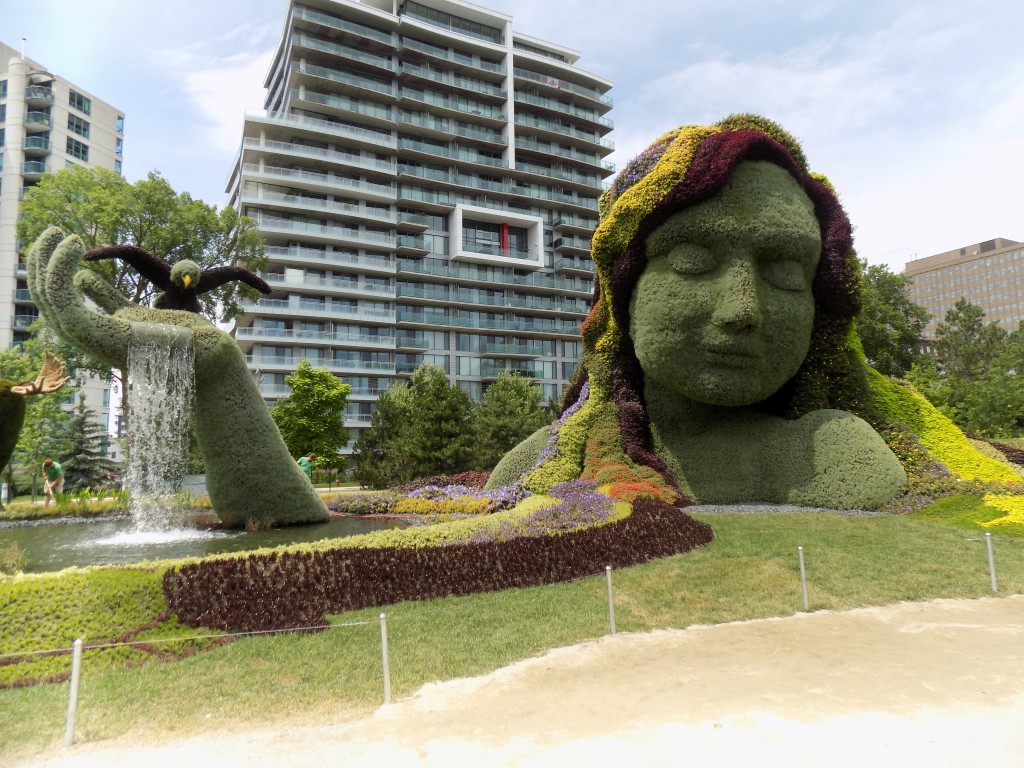 This is one of the most prominent features of Mosaicanada150 at Jacques Cartier Park in Gatineau.  Photo: James Morgan