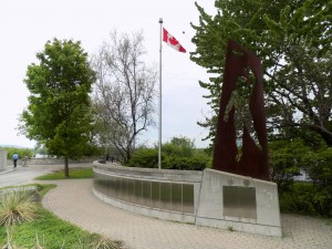 The Mackenzie-Papineau Battalion monument in Green Island Park in Ottawa.  Photo: James Morgan