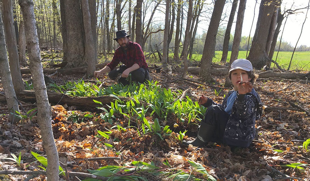 Emmett and Elliott having a good day in the leek patch. Photo of the Day archive: Martha Foley, Canton, NY