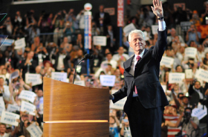Bill Clinton at the Democratic National Convention (Source:  DNC)