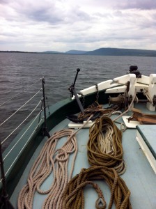 The Lois McClure, back in June, bound for Westport, NY. Photo: Sarah Harris