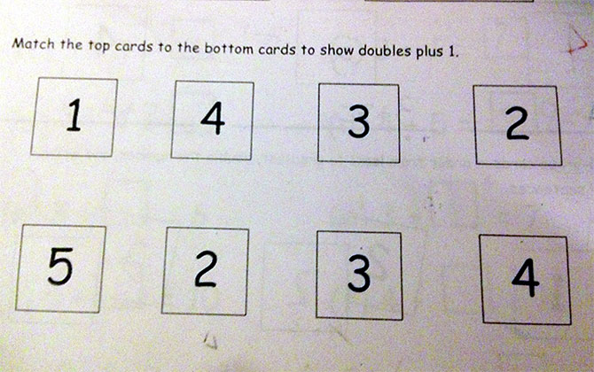 Can you do this homework problem? Photo: David Sommerstein