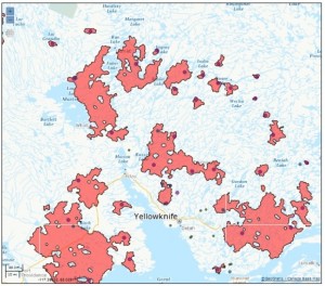 Natural Resources Canada map showing 